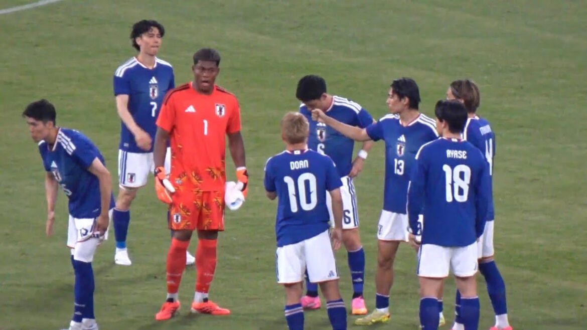 “Match begins Ritsu Doan, Kiyo Ueda, Junya Ito” Japan National Team vs. Iceland[Japan National Soccer National Team]World Cup send-off match samurai blue Iceland🇮🇸2026/05/31 Local footage