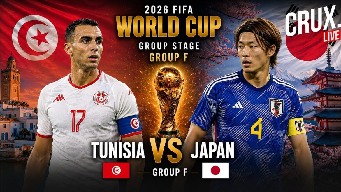LIVE | Tunisia Vs Japan | Group F FIFA World Cup Battle | Ellyes Skhiri | Ko Itakura | Mexico City