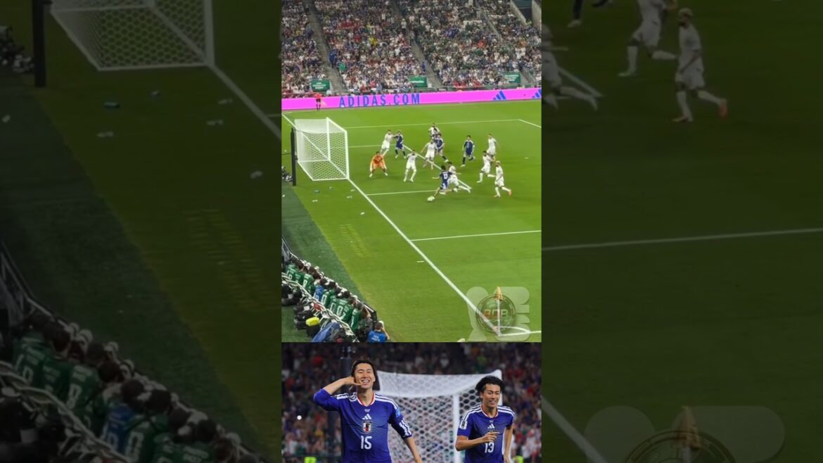 In the 1000th game in the history of the World Cup, Daichi Kamada scored the 1st in Japan’s defeat of Tunisia. In the 1000th game in the history of the World Cup, Daichi Kamada scored the 1st in Japan's defeat of Tunisia.