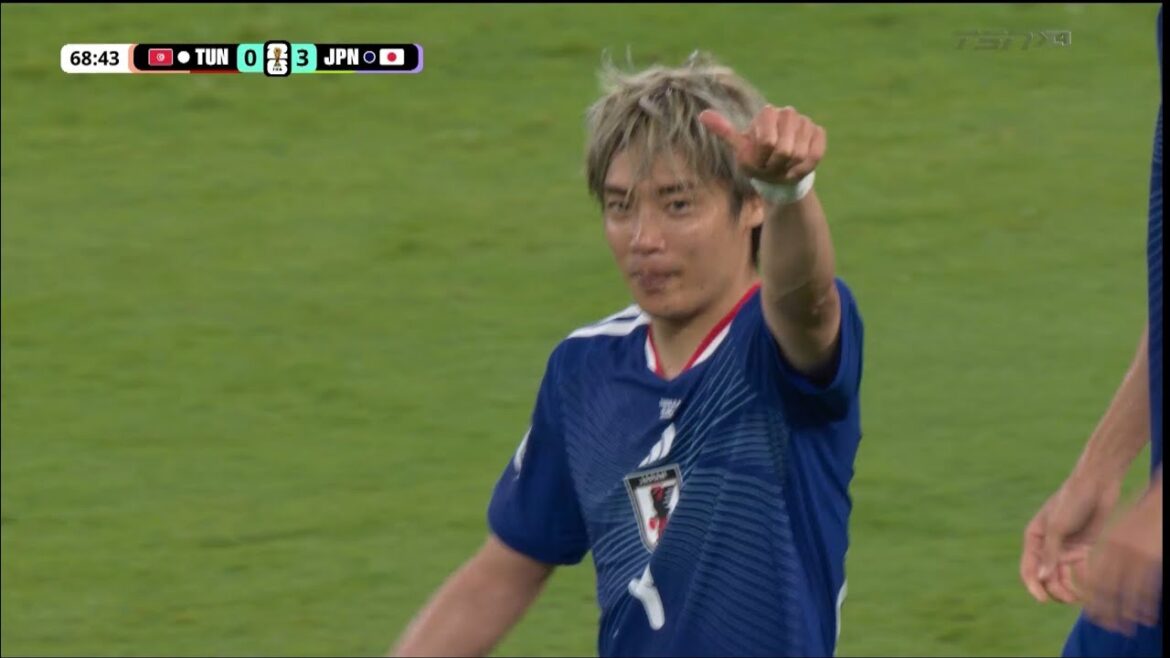 Junya Ito Goal vs Tunisia | Japan vs Tunisia 3-0 Highlights | FIFA World Cup 2026
