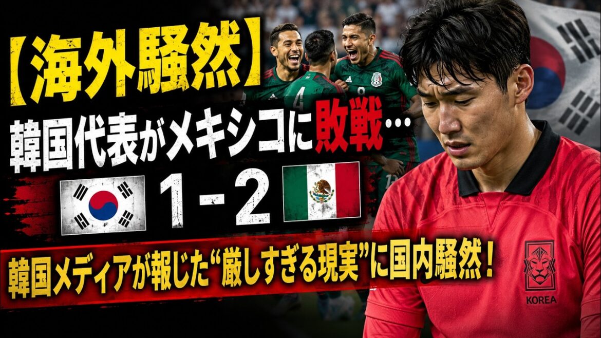 [Overseas uproar]South Korean national team loses to Mexico...The "harsh reality" reported by the Korean media after the game causes uproar domestically!