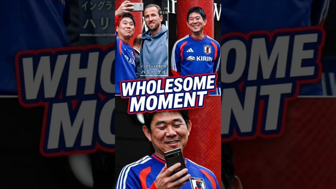 😍Japan Manager Hajime Moriyasu Asked Harry Kane for a Selfie  #worldcup