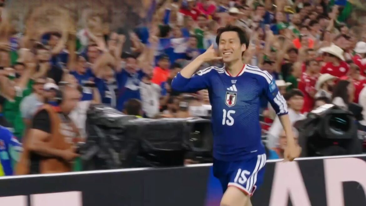 Daichi Kamada Goal, Tunisia vs Japan, Fifa World Cup 2026