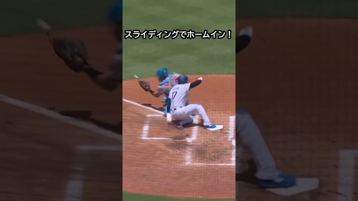 Shohei Otani, running hard! Go home at full speed! #Baseball #mlb #Shohei Otani