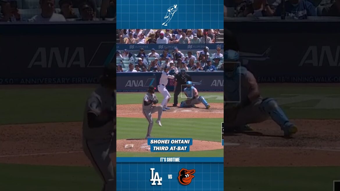 Shohei Ohtani's Third At-Bat VS Orioles Game 3