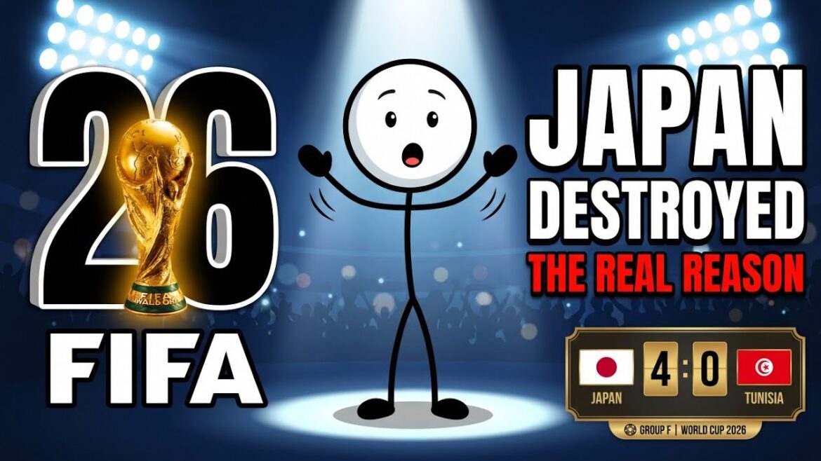 How Japan DESTROYED Tunisia 4-0 at the World Cup 2026 (The Real Reason) How Japan DESTROYED Tunisia 4-0 at the World Cup 2026 (The Real Reason)