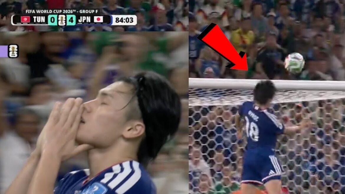 Ayase Ueda Header Goal vs Tunisia | Japan vs Tunisia 4-0 Highlights | FIFA World Cup 2026