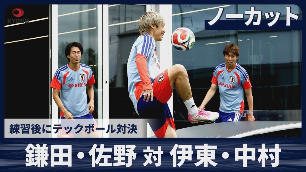[Uncut]Daichi Kamata and Kaishu Sano vs Junya Ito and Keito Nakamura Techball showdown after practice