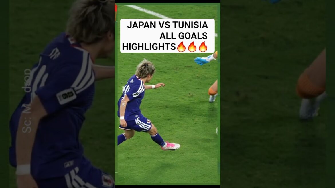 JAPAN 4-0 TUNISIA ALL GOALS HIGHLIGHTS | Highlights Japan vs Tunisia FIFA World Cup #Japangoal #wc26 JAPAN 4-0 TUNISIA ALL GOALS HIGHLIGHTS | Highlights Japan vs Tunisia FIFA World Cup #Japangoal #wc26