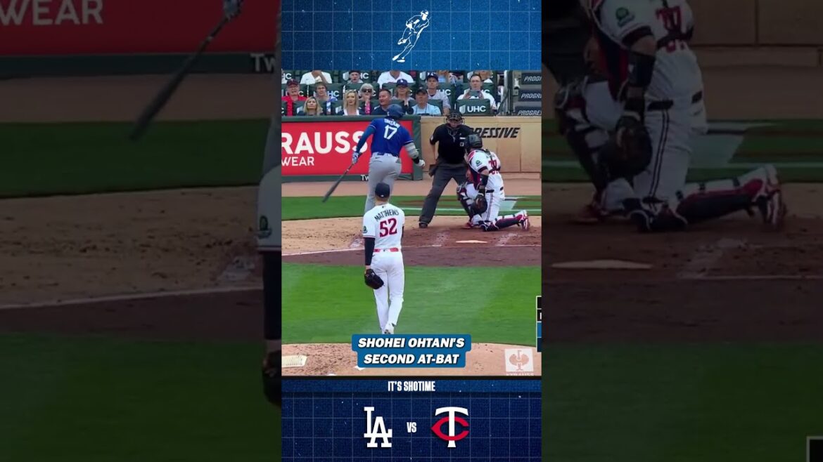 Shohei Ohtani's Second At-Bat VS Twins Game 1