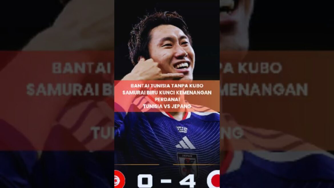 “NO KUBO, NO PROBLEM! Japan’s Masterclass Collectivity Destroys Tunisia 4-0! #pialadunia2026 "NO KUBO, NO PROBLEM! Japan’s Masterclass Collectivity Destroys Tunisia 4-0! #pialadunia2026