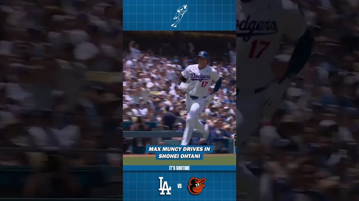 Shohei Flies Home On Muncy's RBI Single
