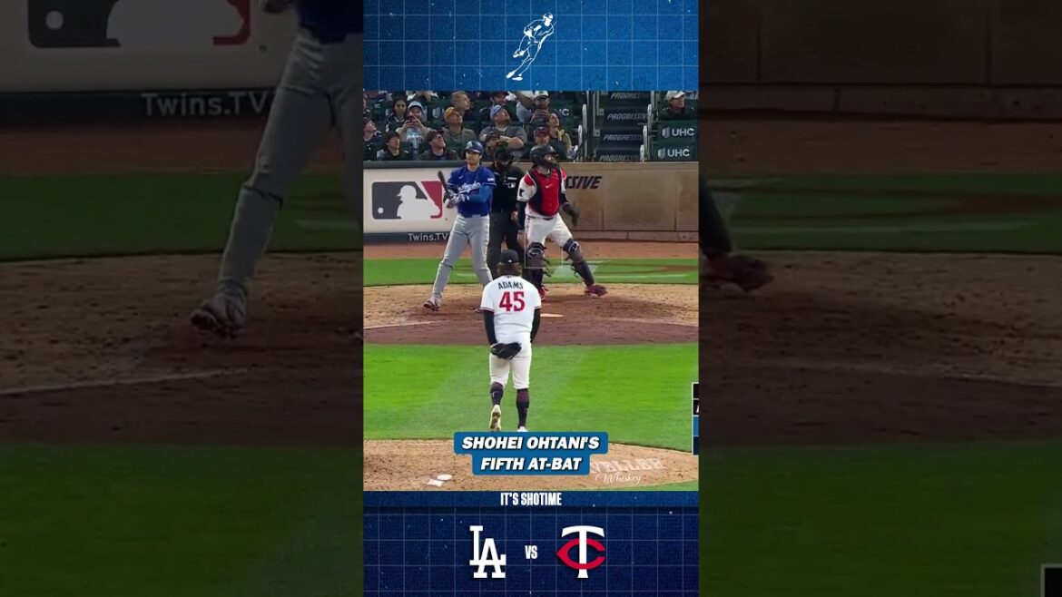 Shohei Ohtani's Fifth At-Bat VS Twins Game 2