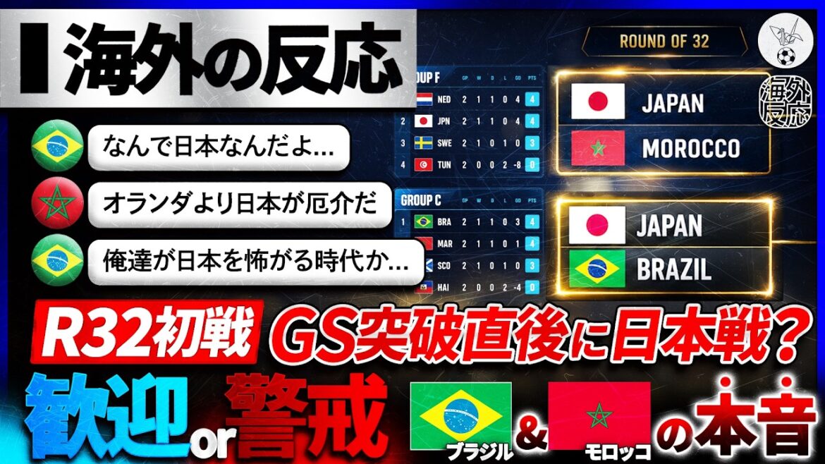 [Overseas reaction]Will the match against Japan be welcomed or wary? Brazil and Morocco's true feelings as they look ahead to the first match of the final T: ``It's a difficult opponent''