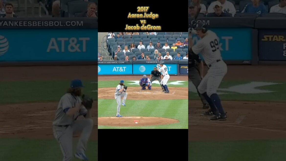 Aaron Judge vs Jacob deGrom 2017 MLB all pitch NewYork Yankees Aaron Judge #shorts