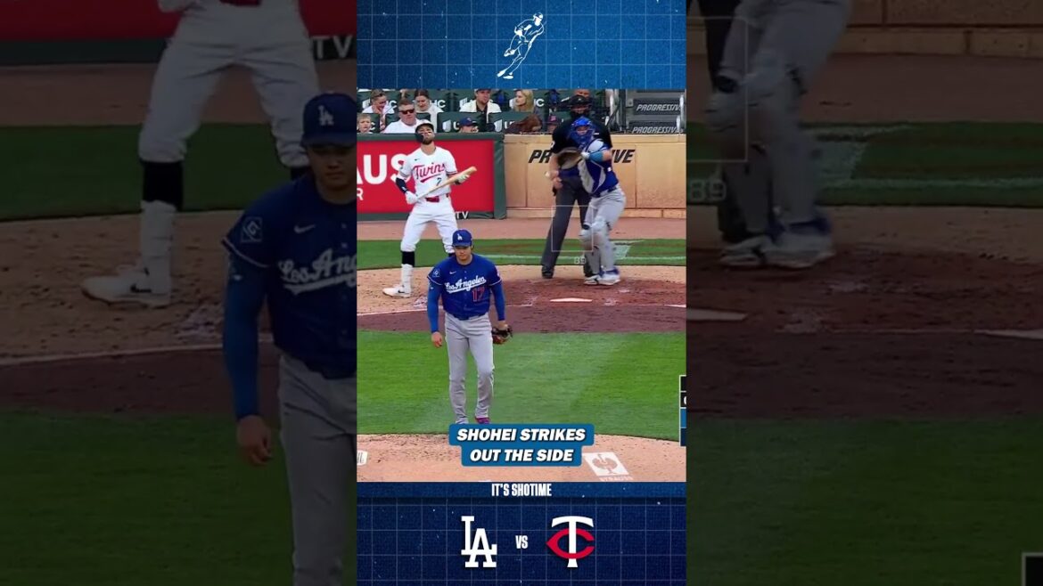 Shohei Ohtani Strikes Out The Side