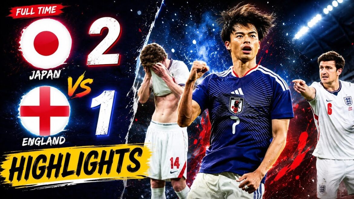 JAPAN STUN ENGLAND! 🇯🇵 Mitoma's Farewell Goal Seals Historic Victory | Highlights 2026