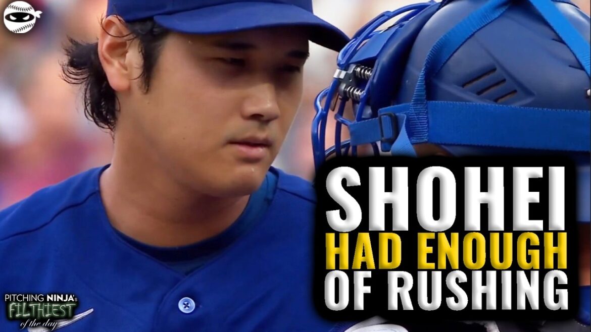 Shohei Ohtani had enough of Dalton Rushing