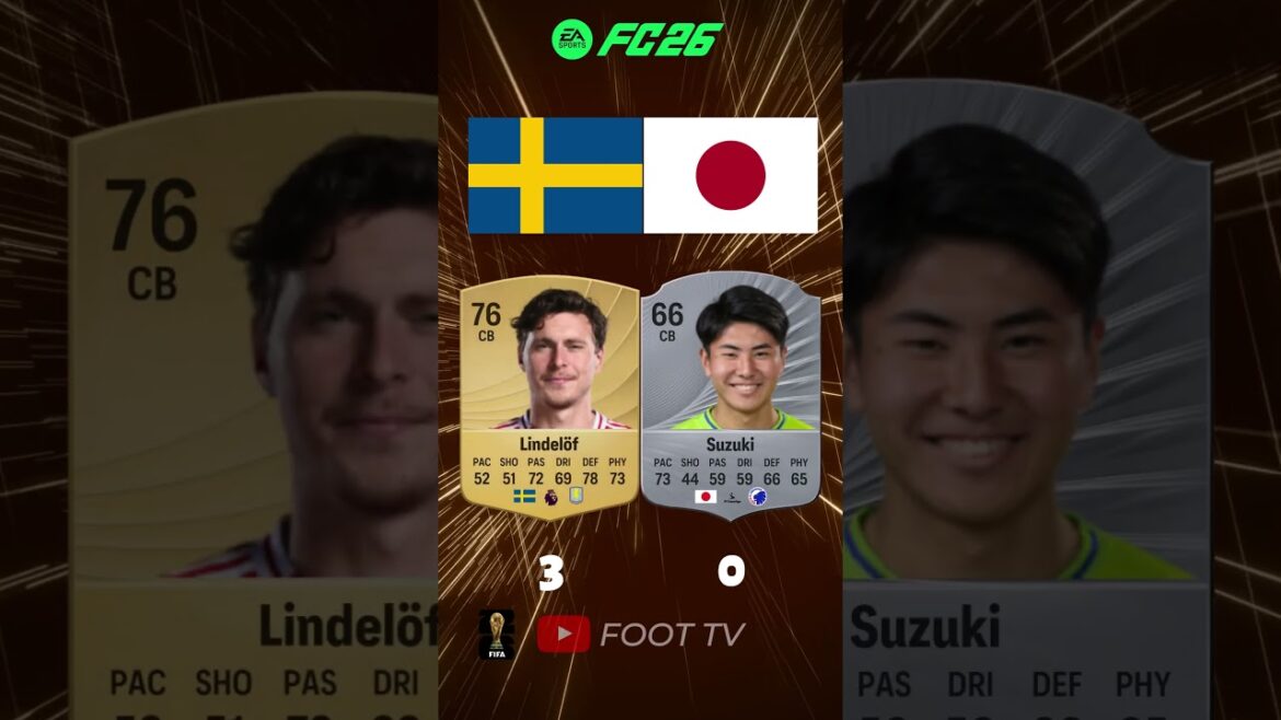 🇯🇵 Japan vs Sweden 🇸🇪🔥 FIFA World Cup 2026