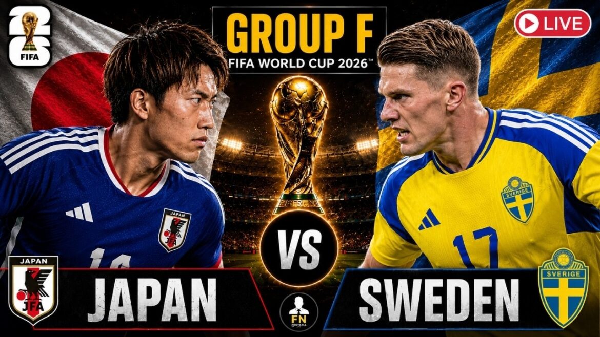 Japan vs Sweden - 2026 FIFA World Cup - Group F - Play by Play - Live Stream Color Radio Broadcast
