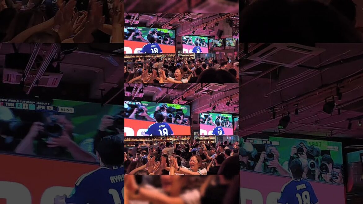 [Japan vs. Tunisia]Kiyo Ueda's blow makes China excited!