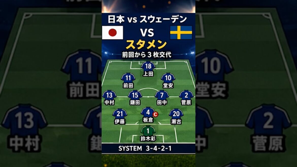 [World Cup 2026]Look back at the 90 minutes of Japan vs Sweden fierce battle in 30 seconds! Maeda bullet & Itakura injured... Japan passes 2nd place and heads to match against Brazil #Soccer #WorldCup