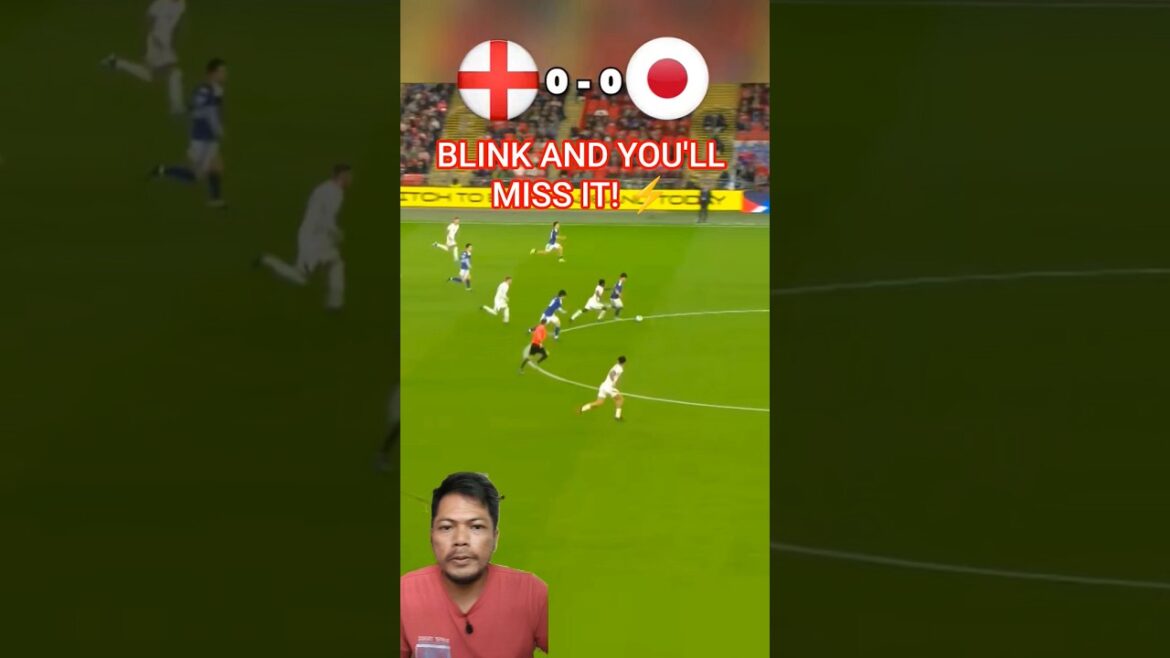 JAPAN'S LIGHTNING FAST COUNTER ATTACK! ⚡️ #football #shorts #mrbe