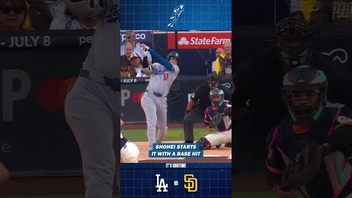Shohei Ohtani Starts The Rivalry With A Base Hit
