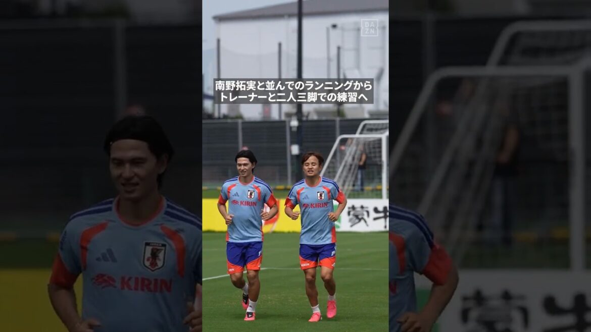 [Two-person trip with Takumi Minamino 💪]🇯🇵 Takefusa Kubo resumes heavy training! #FIFA World Cup #DAZN if you want to really enjoy it