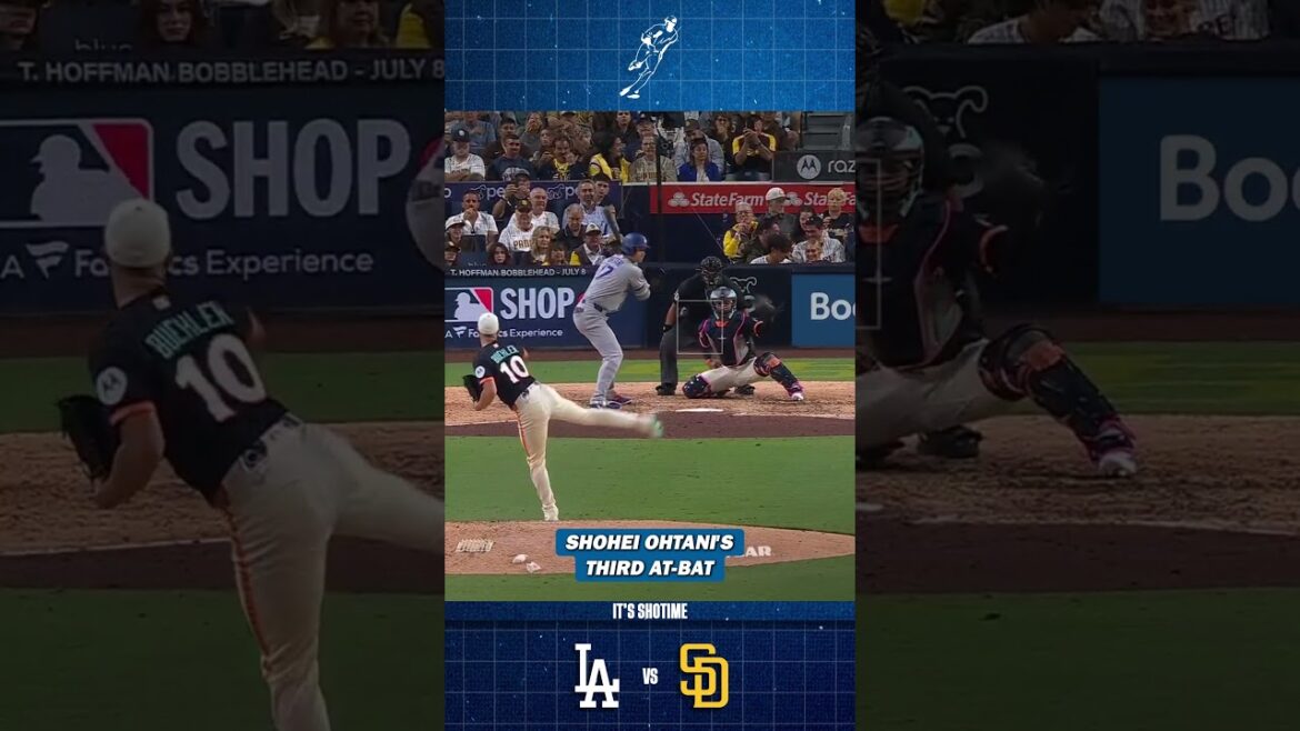 Shohei Ohtani's Third At-Bat VS Padres Game 1