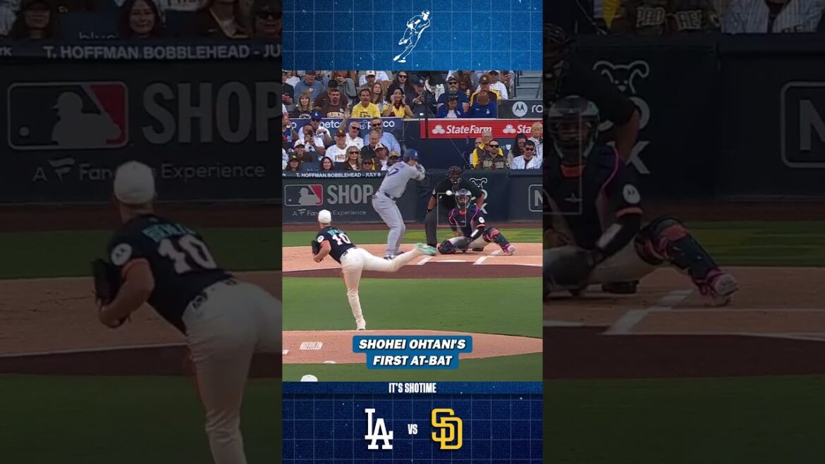 Shohei Ohtani's First At-Bat VS Padres Game 1