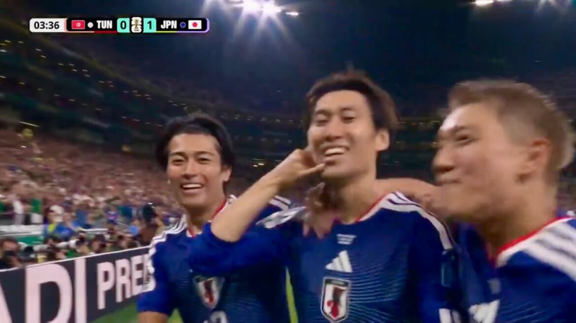 Tunisia vs Japan - Daichi Kamada Goal - FIFA WORLD CUP 2026