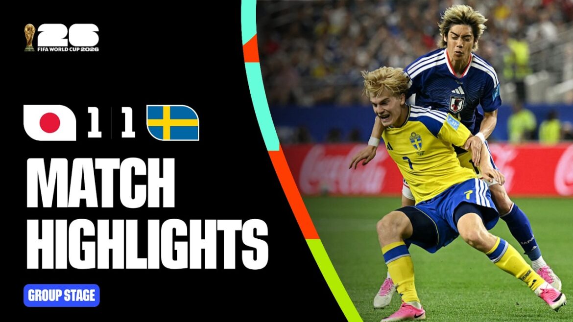 Highlights | Japan 1-1 Sweden | FIFA World Cup 2026™