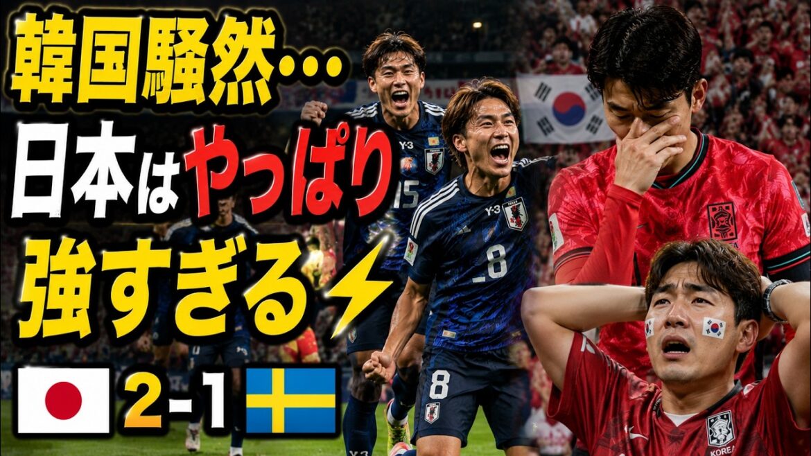 [Korea is in an uproar]“Japan seems to be hateful after all…” Korean soccer fans are in an uproar over the fierce battle between the Japanese national team and Sweden! What were the real thoughts that came out after the match?[Overseas reactions/North and Central America World Cup]