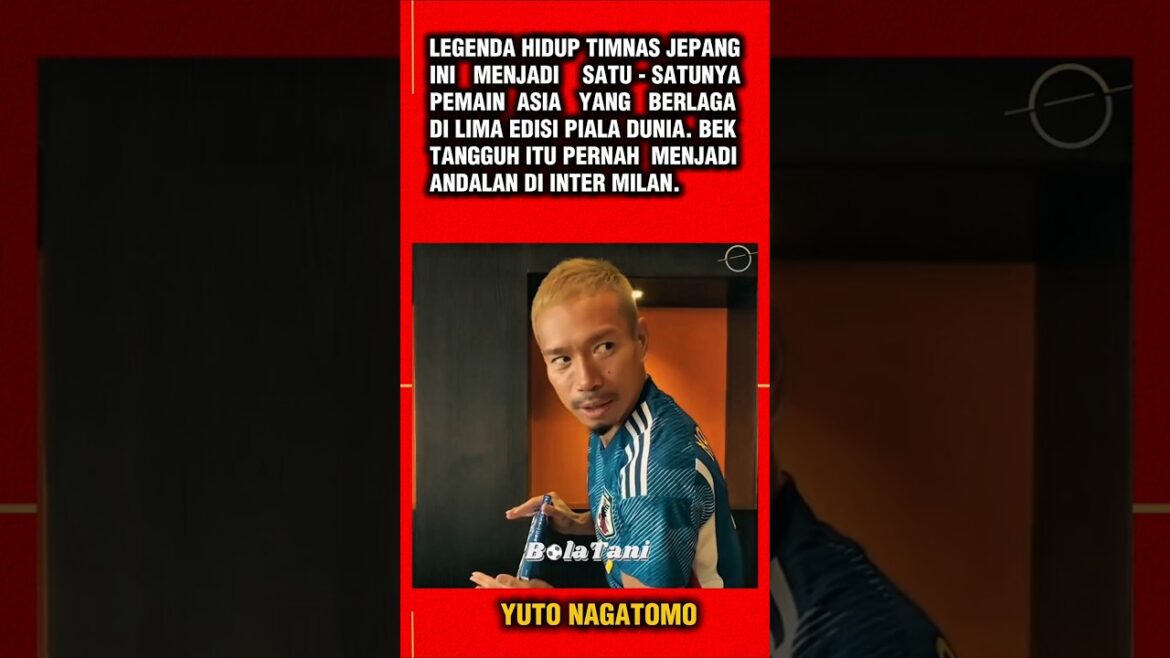 Nagatomo, The First Asian Player To Play In Five World Cup Editions #fyp #football #worldcup
