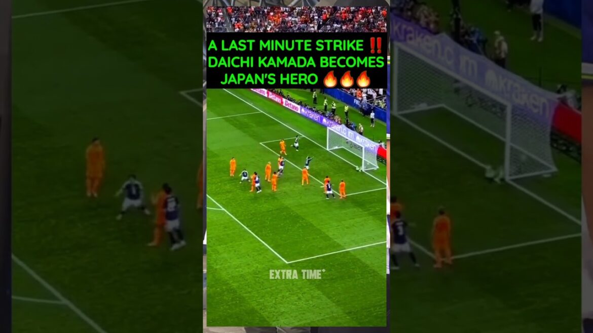 🔥DAICHI KAMADA BECOMES JAPAN'S HERO‼️ HIGHLIGHTS SECOND GOAL JAPAN VS NETHERLANDS BY DAICHI KAMADA