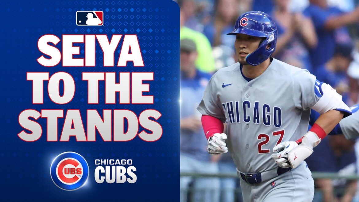 Seiya Suzuki goes the other way for a TWO-RUN HOMER to give the Cubs the lead! 🐻 | MLB Highlights