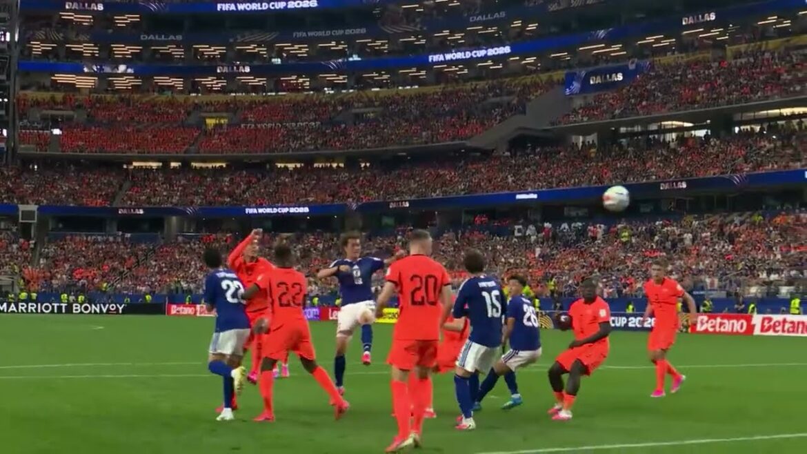 Daichi Kamada Goal | Netherlands 2-2 Japan | FIFA World Cup 2026TM