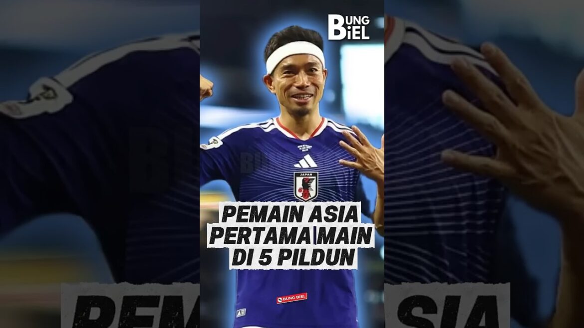 First Asian player to play in 5 editions of the World Cup
