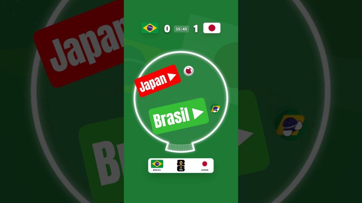 Who will be eliminated? Brazil - Japan | FIFA World Cup #worldcup