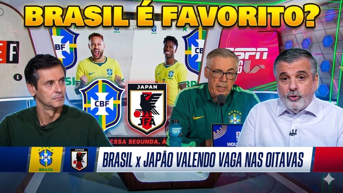 ALL READY! ANCELOTTI SENT THE REAL! BRAZIL x JAPAN DO YOU HAVE A FAVORITE?