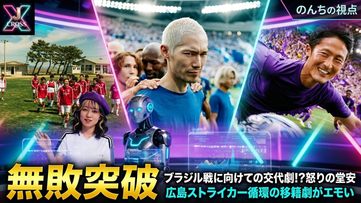 "We made it through the group undefeated" Was the substitution we saw in the World Cup match against Sweden a preparation for the match against Brazil? │ Feeling of a gap between the start of the team and the transfer market due to the autumn-spring system │ Jaguar Asano Sanfres returns! │【J CROSS】 #j League #Soccer News