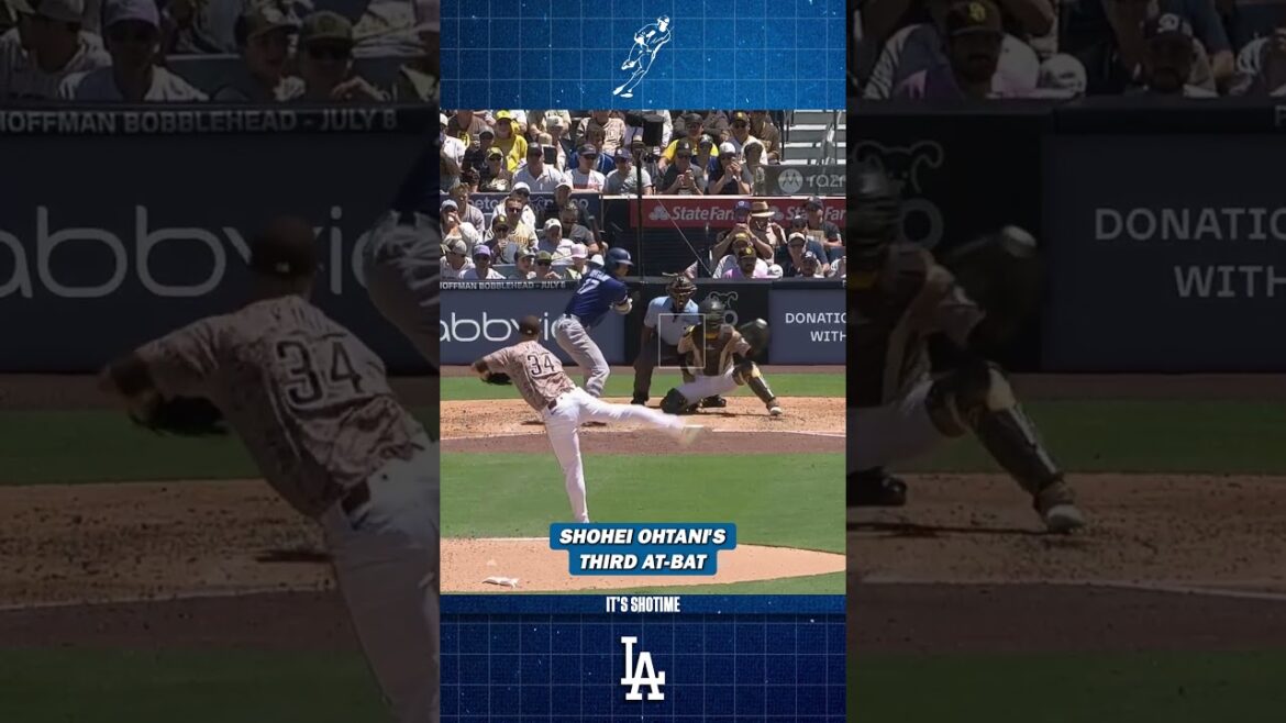 Shohei Ohtani's Third At-Bat VS Padres Game 3