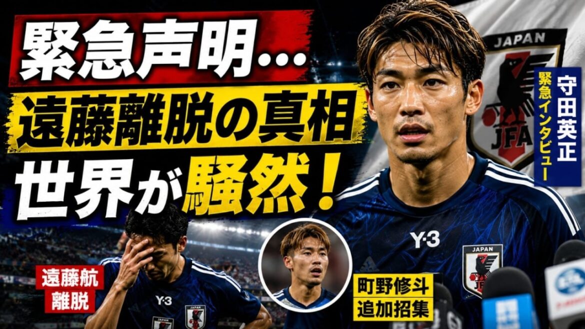 [Overseas commotion]Hidemasa Morita makes an emergency statement! What is the “true meaning” of Wataru Endo’s withdrawal and additional call-up of Shuto Machino?