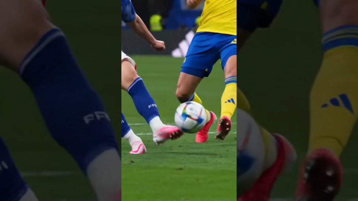 Ritsu Doan: Sliding into perfection! 🇯🇵 #footballshorts #worldcup2026 #japanfootball