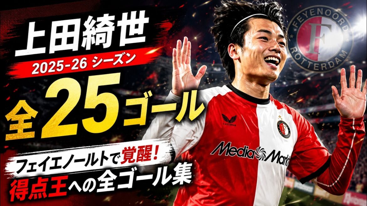 [All Goals]Kiyo Ueda 2025-26 All Goals | Awakening at Feyenoord! All 25 goals to top scorer