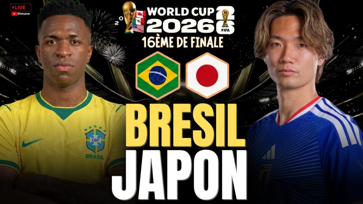 🔴🇧🇷🇯🇵 BRAZIL - JAPAN LIVE / 🔥🇧🇷 THE SELEÇÃO FACE THE BLUE SAMURAI!! / 🏆 WORLD CUP 2026