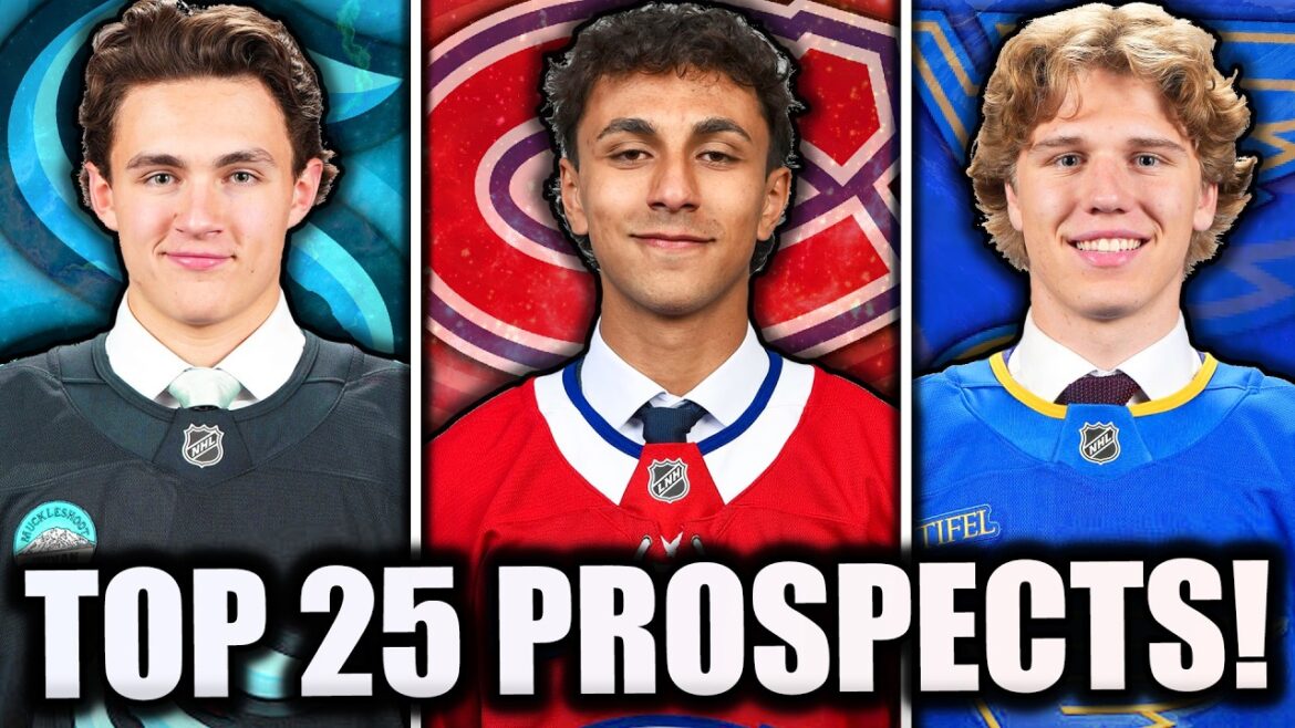 *RANKING* THE TOP 25 BEST NHL PROSPECTS! (Post-2026 NHL Draft)