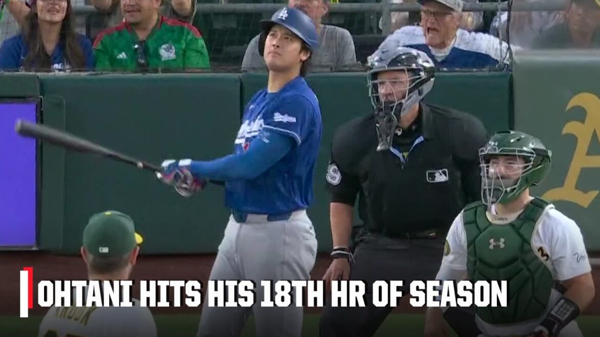 Shohei Ohtani crushes 3-run homer for 18th HR of season | ESPN MLB
