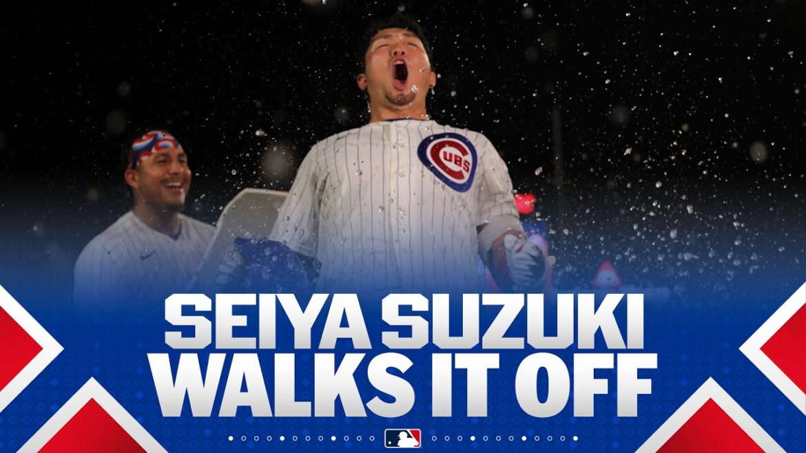 Seiya Suzuki comes through for ANOTHER Chicago Cubs walk-off win! 🐻 (Beat's MLB's best closer 👀)